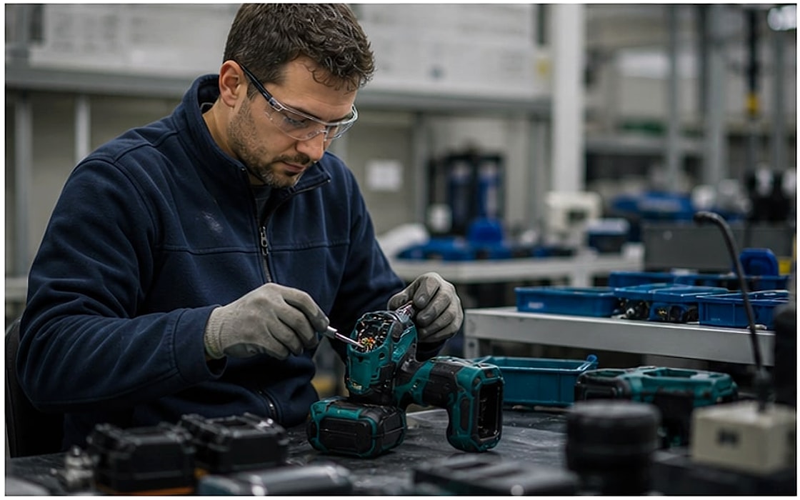 Power Tool Assembly Worker
